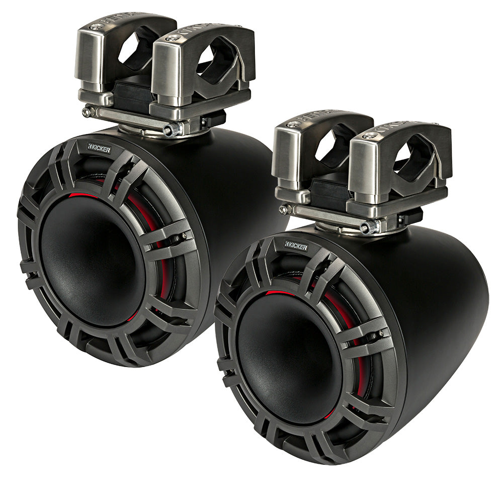 KICKER KMTC9 9 Horn Loaded Tower System 4Ohm Charcoal 44KMTC94