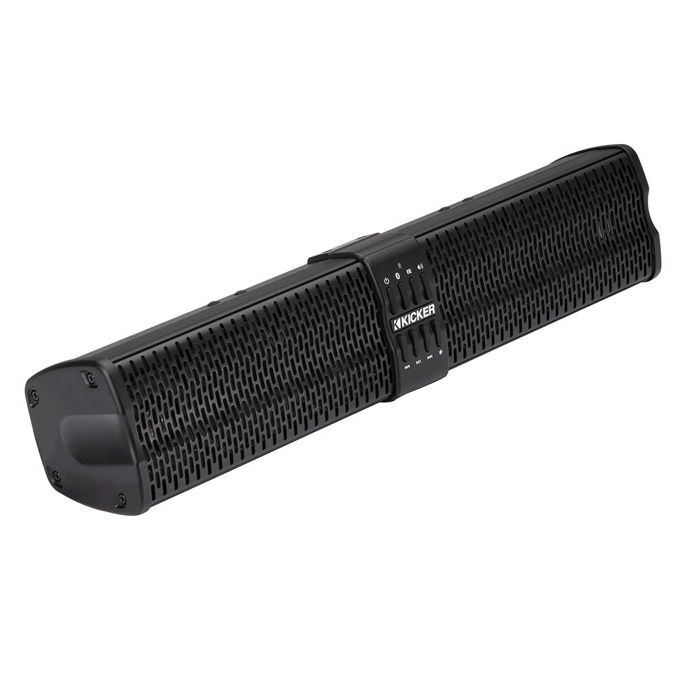 KICKER KPB1 20 WeatherProof Enclosed Soundbar wBluetooth Black 47KPB1