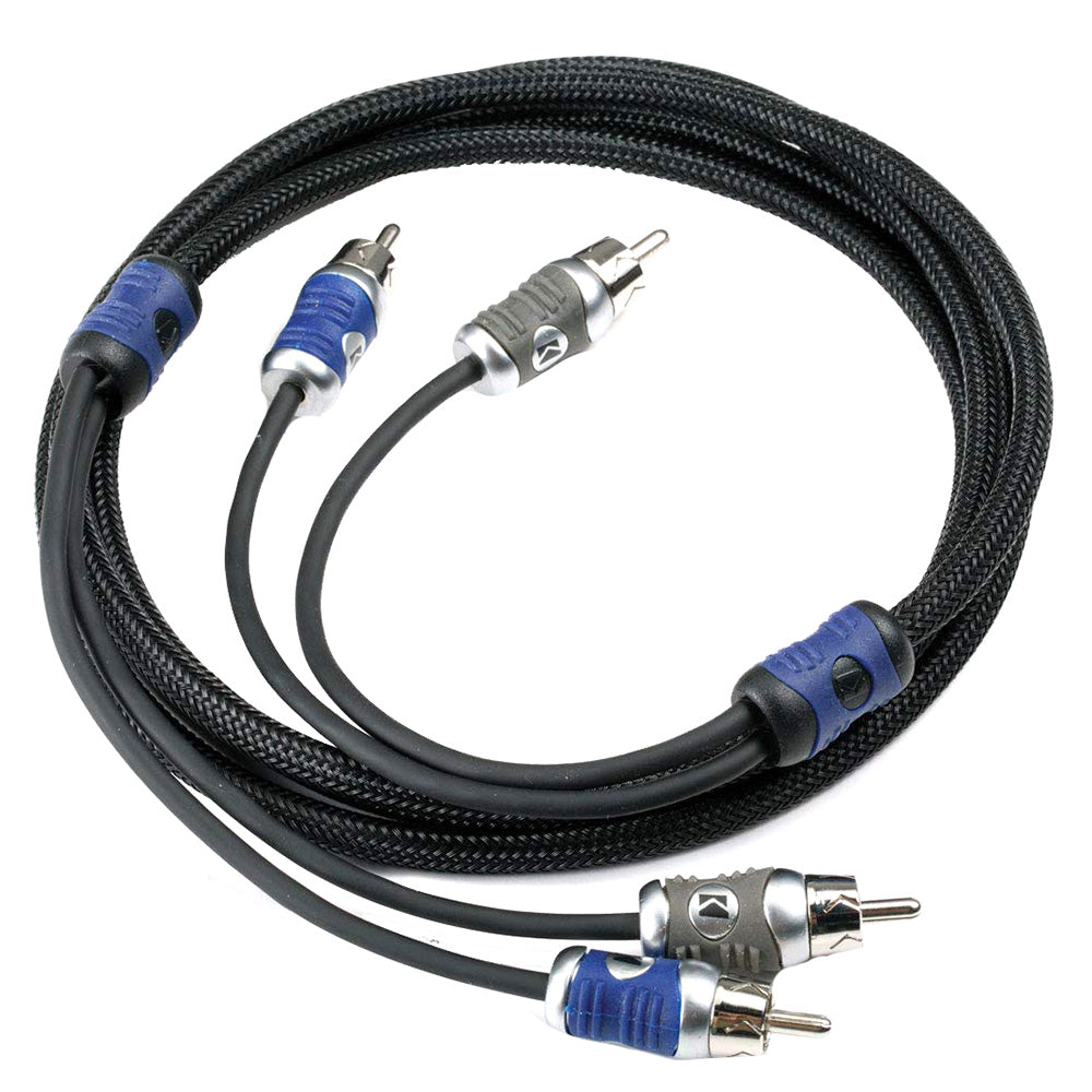 KICKER QSeries 2Channel RCA Interconnect 3M 46QI23