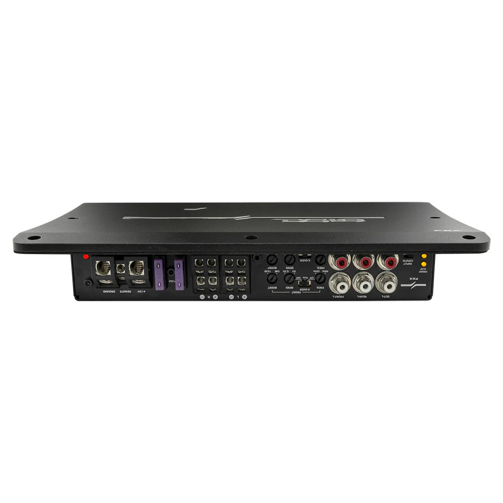 DS18 FlushSurface Mount 4Channel Class D Amplifier wAcrylic Cover 4x180W RMS 4 Ohm FX4