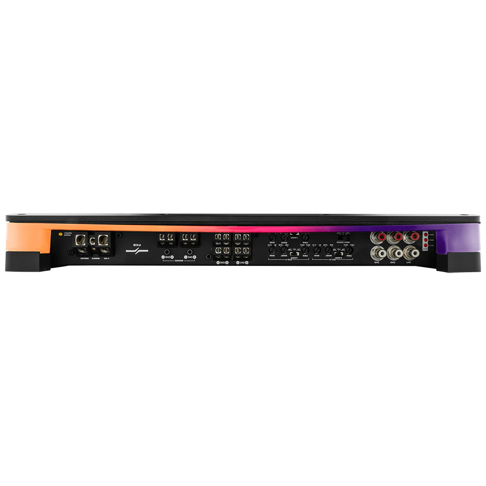 DS18 FlushSurface Mount 6Channel Class D Amplifier wAcrylic Cover 6x180W RMS 4 Ohm FX6