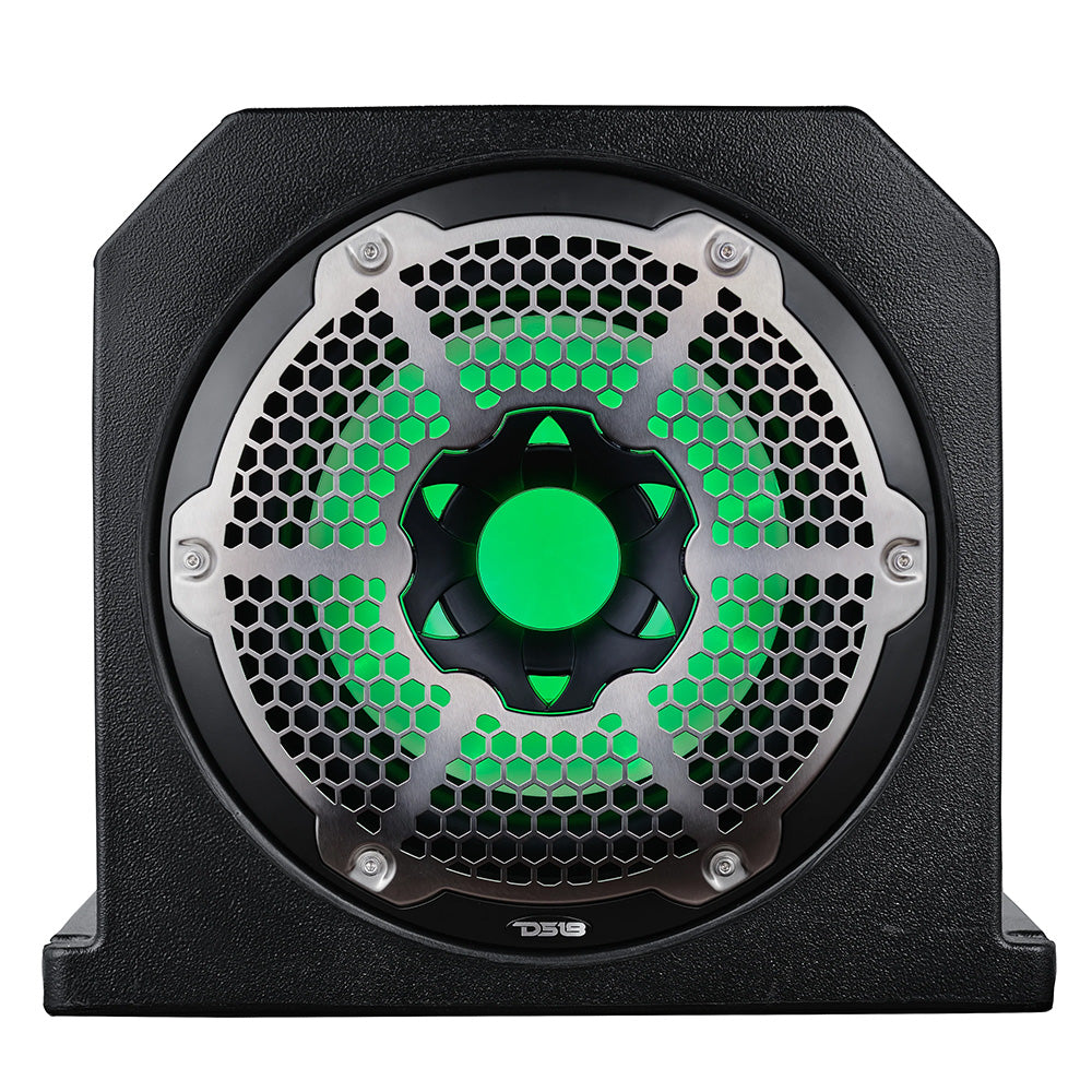 DS18 HYDRO 10 Marine Sub Box wRGB Lighting Black NXL10SUBLDBK
