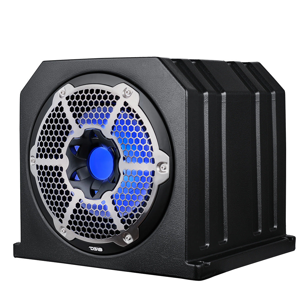 DS18 HYDRO 10 Marine Sub Box wRGB Lighting Black NXL10SUBLDBK