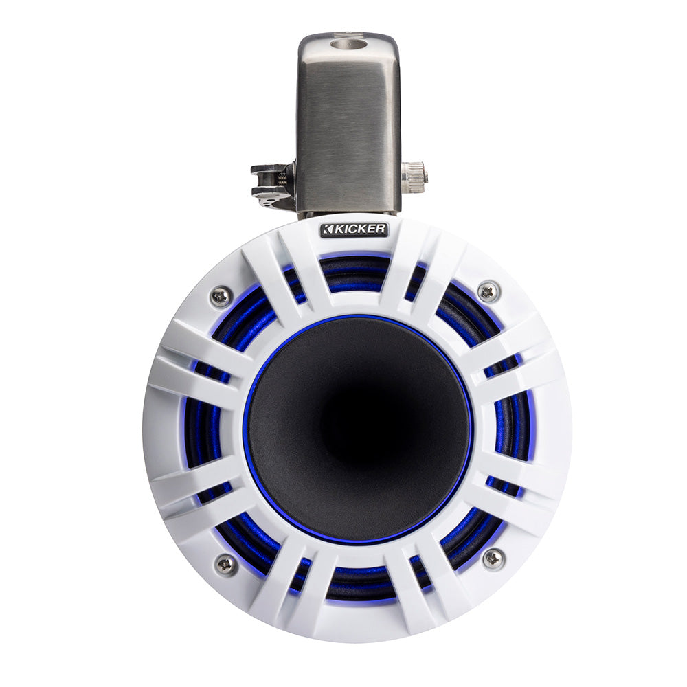 KICKER KMTCXL65 65 LED Horn Loaded Compression Driver Tower System White 51KMTCXL65W