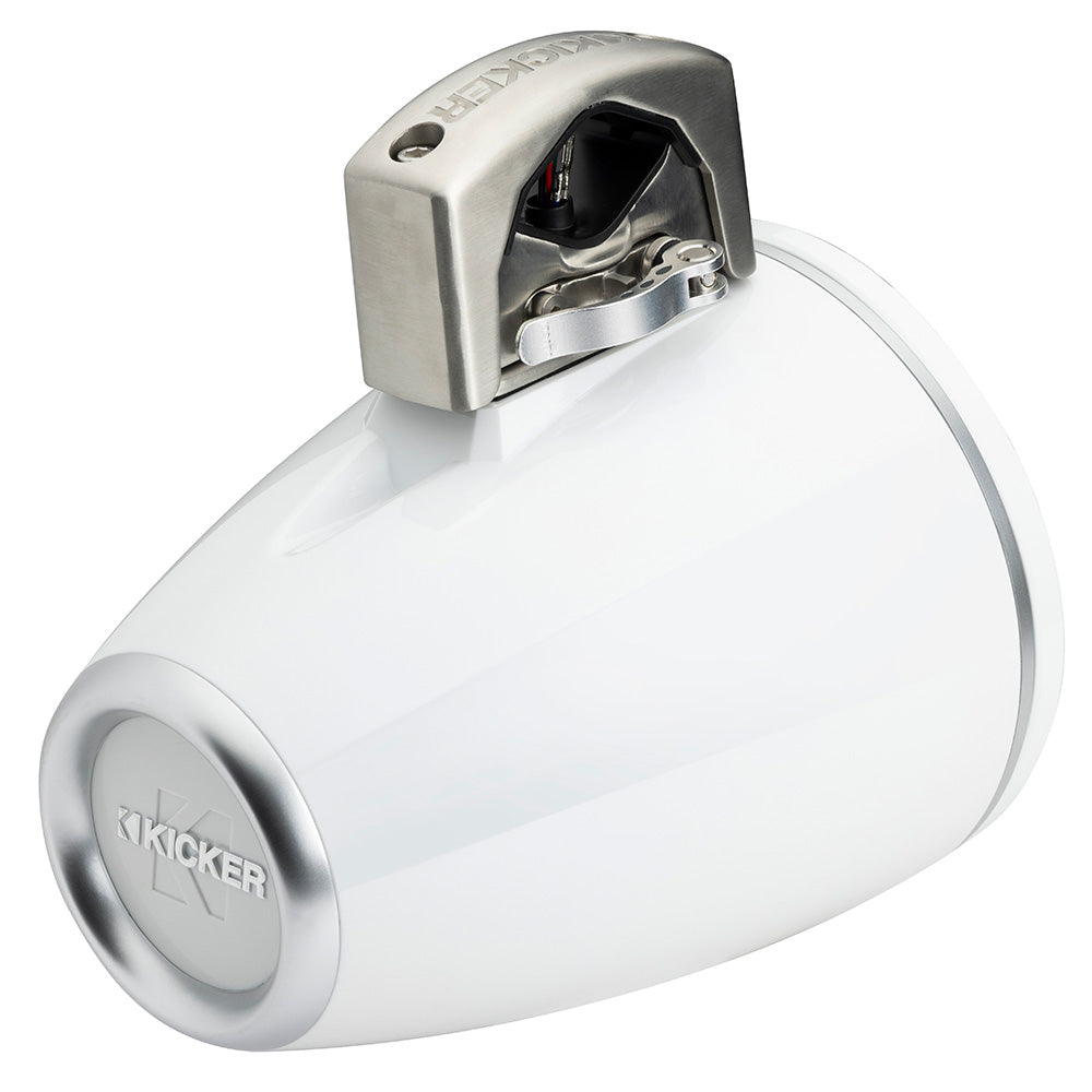 KICKER KMTCXL8 8 LED Horn Loaded Compression Driver Tower System White 51KMTCXL8W
