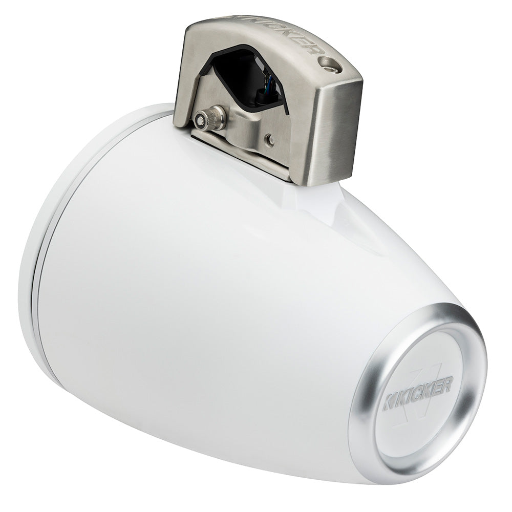 KICKER KMTCXL8 8 LED Horn Loaded Compression Driver Tower System White 51KMTCXL8W