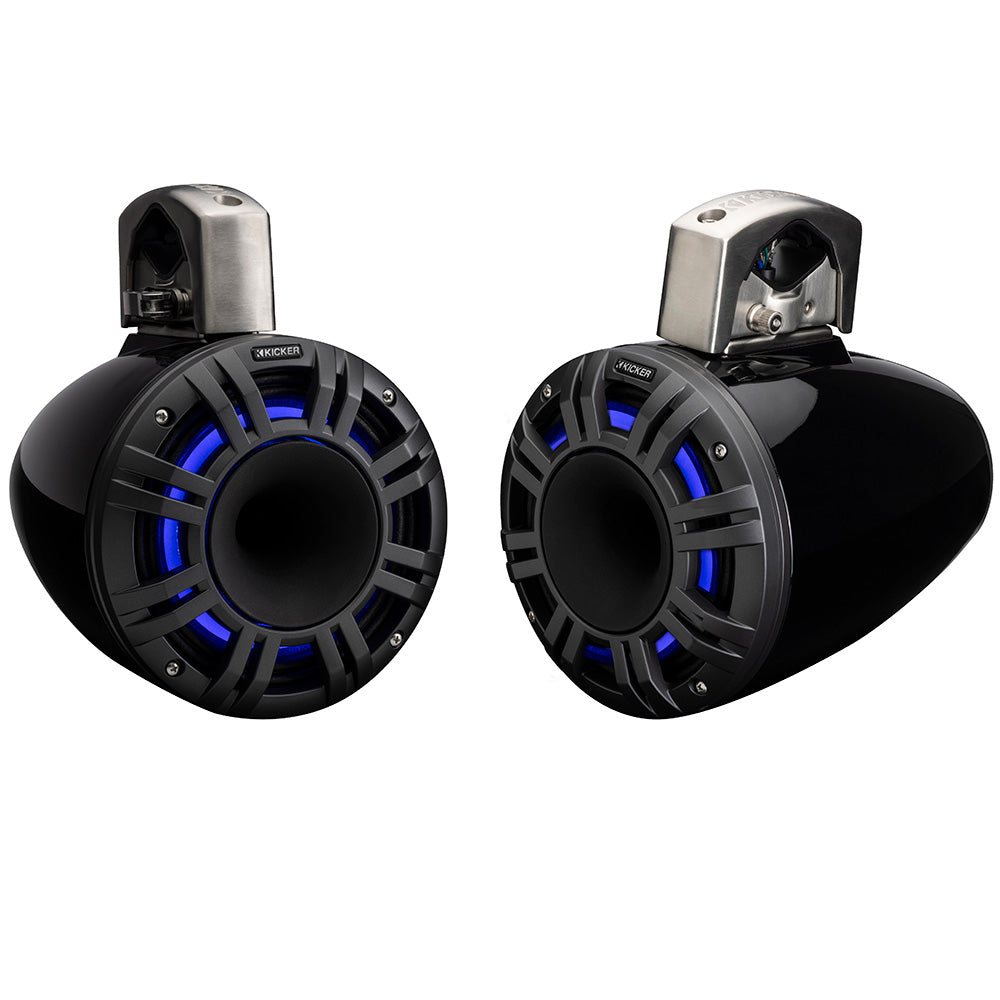 KICKER KMTCXL8 8 LED Horn Loaded Compression Driver Tower System Black 51KMTCXL8
