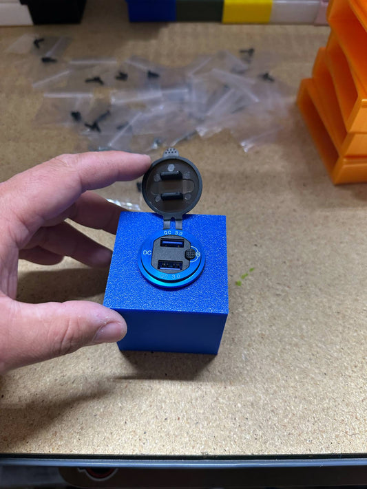 USB Charger Mount Box