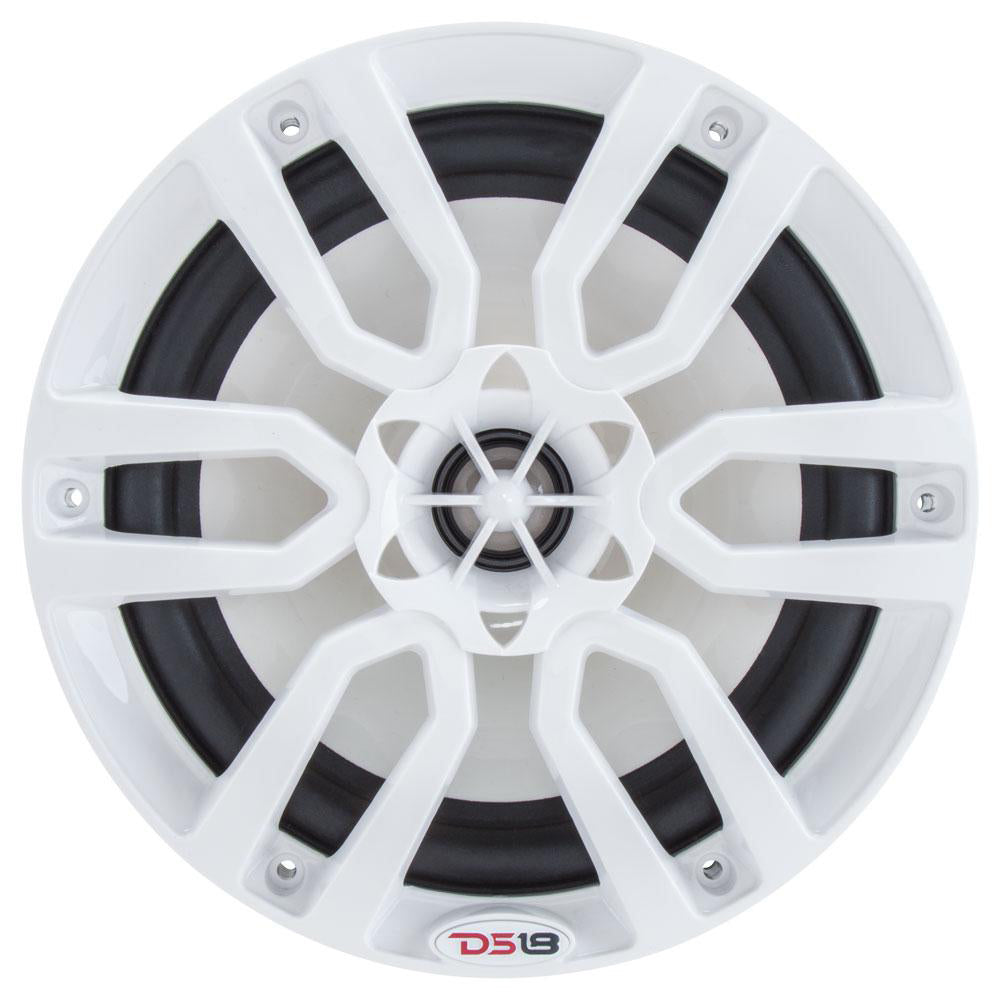 DS18 HYDRO 65 2Way Marine Speakers wRGB LED Lights 300W White NXL6