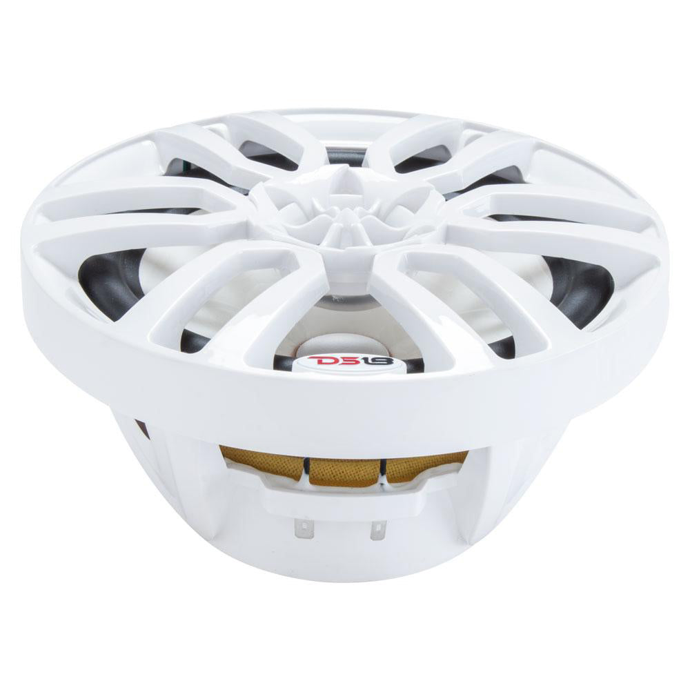 DS18 HYDRO 65 2Way Marine Speakers wRGB LED Lights 300W White NXL6