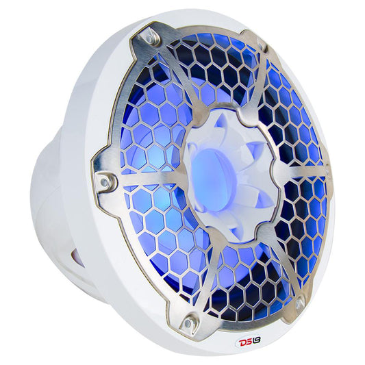 DS18 HYDRO 12 Subwoofer wRGB Lights 700W White NXL12SUBWH