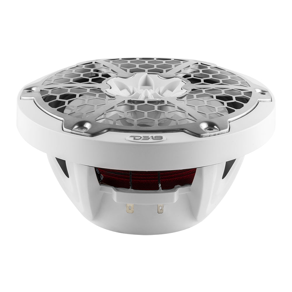 DS18 New Edition HYDRO 8 2Way Marine Speakers wRGB LED Lighting 375W White NXL8MWH