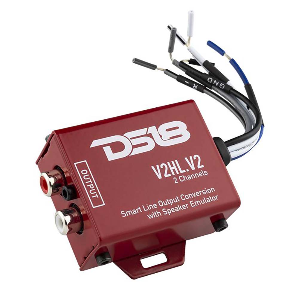 DS18 High to Low Converter 2 Channel wSpeaker Emulator V2HLV2