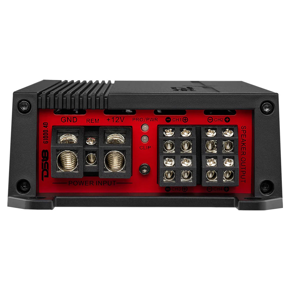 DS18 Audio G10004D FullRange Class D 4Channel Amplifier 1000W G10004D