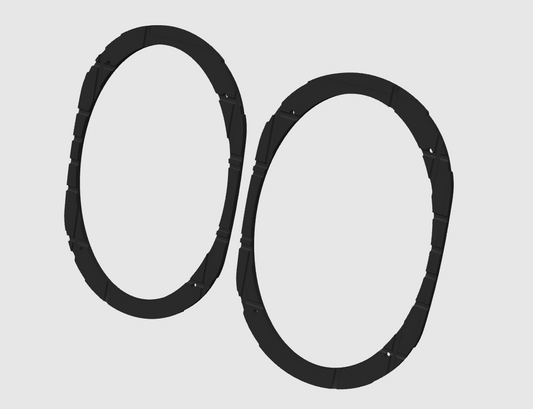 Double Polk Audio 6x9 Spacers For Apache 3800