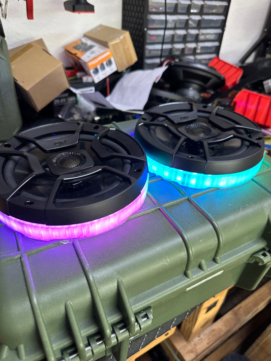 Dual Polk 6.5 LED Spacers- Apache 3800
