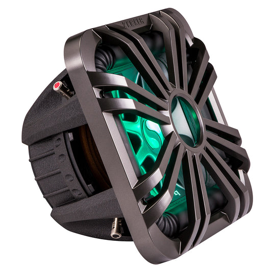 KICKER 10 Square Subwoofer Grille f11S10L7  44L7S10  Charcoal LED Lighting 11L710GLC