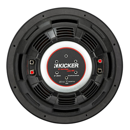 KICKER CompRT 12 Ultra Thin Subwoofer  4Ohm 48CWRT124