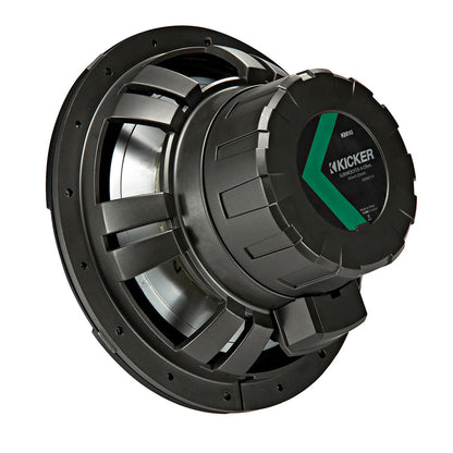 KICKER KMF10 10 WeatherProof Subwoofer for Freeair Applications  4Ohm 45KMF104