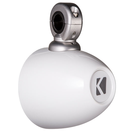 KICKER KMMTES Mini Tower Enclosures f4 Drivers  White 40KMMTESW
