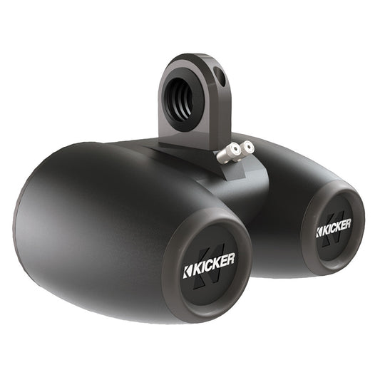KICKER KMTED Tower Enclosures fDual 65 Drivers  Black 12KMTED