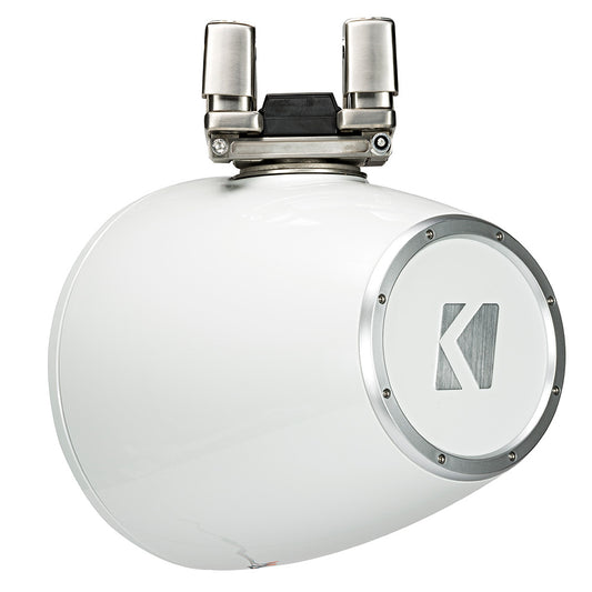 KICKER KMTC11 11 Horn Loaded Tower System  4Ohm White 44KMTC114W