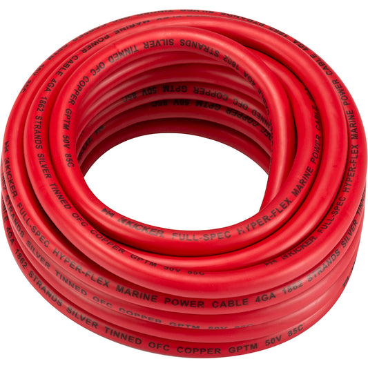 KICKER KMWPR420 20 4AWG Power Wire  Red 47KMWPR420