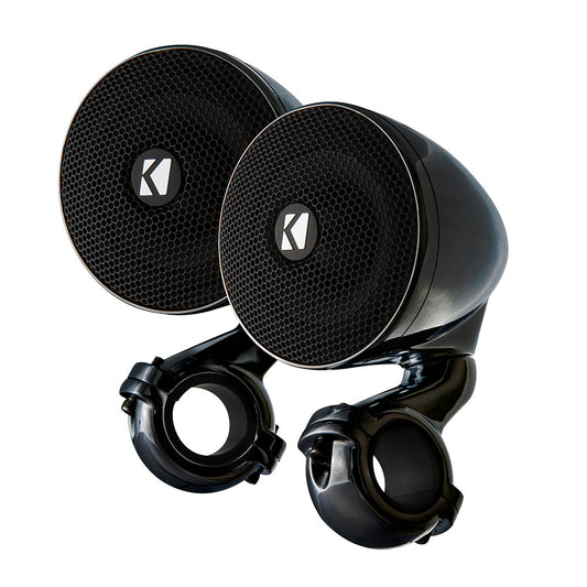 KICKER PSM 3 WeatherProof Mini Enclosed Speaker Pair  4Ohm Black 47PSMB34