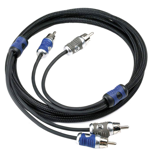 KICKER QSeries 2Channel RCA Interconnect  2M 46QI22