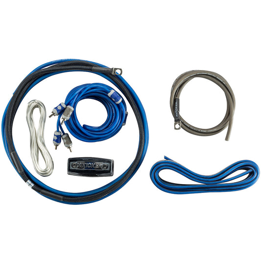 KICKER KSeries 8AWG Amp Kit w2Channel Interconnects 46CK8