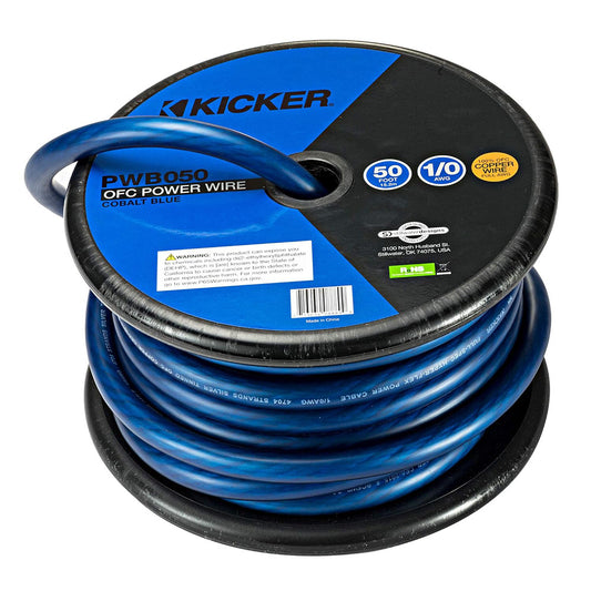 KICKER PWB050 50 10AWG Power Wire  Blue 46PWB050