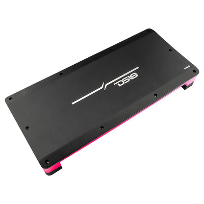 DS18 FlushSurface Mount 6Channel Class D Amplifier wAcrylic Cover  6x180W RMS  4 Ohm FX6