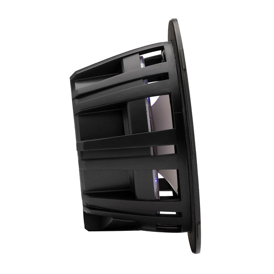 KICKER KM614FL 65 Low Profile Coaxial Marine Speakers wRGB Lighting  4Ohm White 51KM614FL