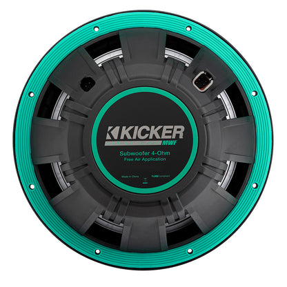KICKER 12 Premium Marine Subwoofer fFreeAir Applications  4Ohm 51MWF124
