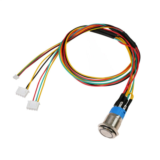 RGB Matel Push Button with cable - Panel Mount 16mm