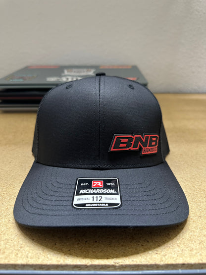 Black SnapBack Red Logo