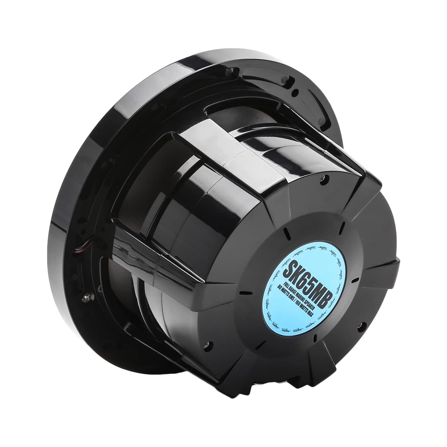 Skar Audio SK65MB 6.5" 2-Way Marine Full Range 320 Watt Coaxial Speakers, Pair (Black)