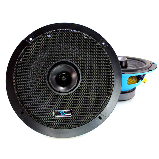 Galeforce Audio Pair of 8"" Coaxial 200W Max Midrange Marine Speakers, Blue