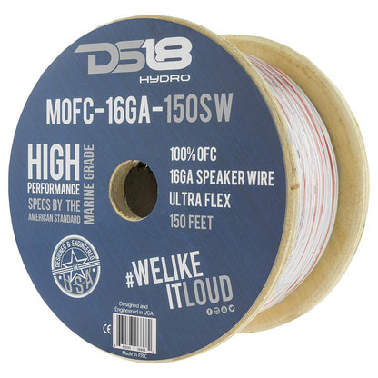 DS18 HYDRO Marine Grade OFC Speaker Wire 16 GA  150 Roll MOFC16GA150SW