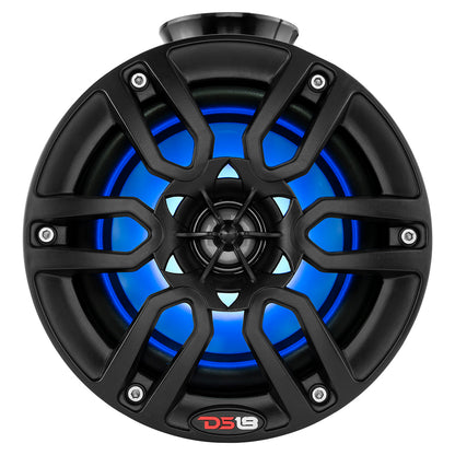 DS18 HYDRO 65 Compact Wakeboard Pod Tower wRGB Light  300W  Black NXLPS6BK