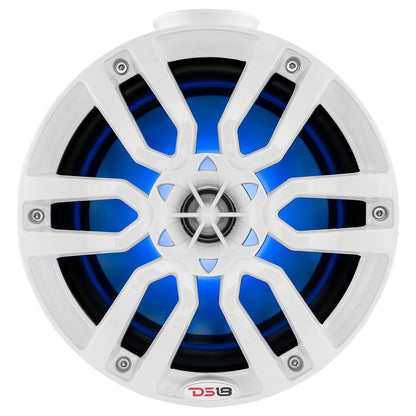 DS18 HYDRO 8 Compact Wakeboard Pod Tower wRGB Light  375W  White NXLPS8W