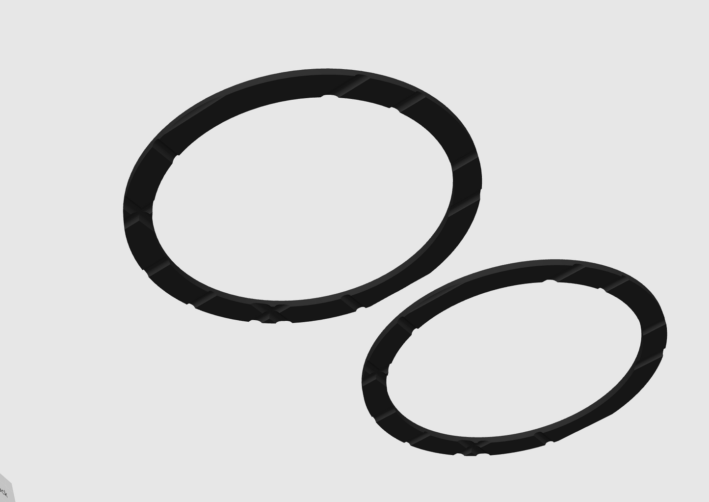 Dual Rockville RKL 8 Inch Spacer for 4800 Apache Case