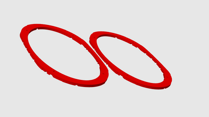 Double Polk Audio 6x9  Spacers For Apache 3800