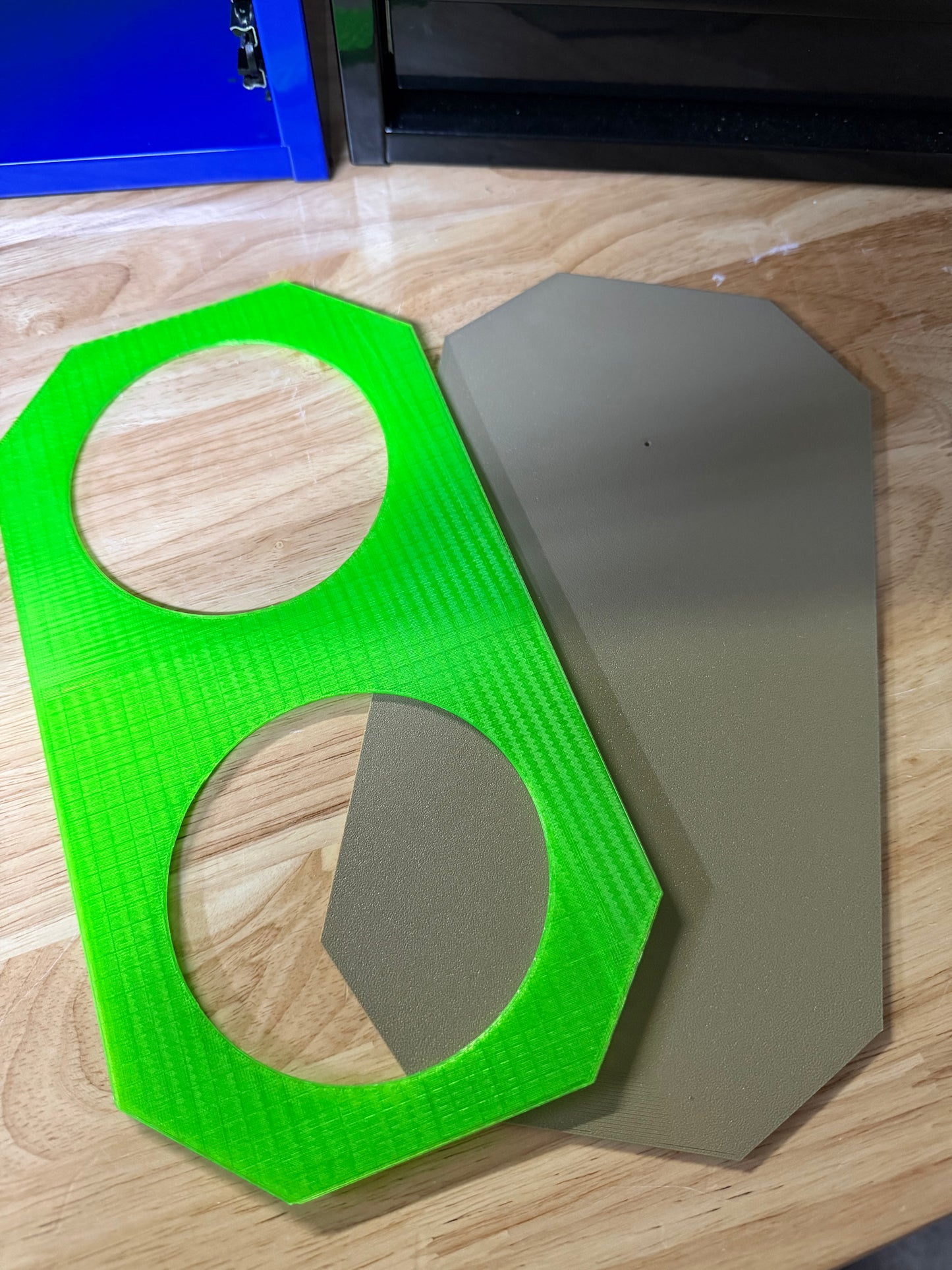 Dual 4 inch speaker  US general Tool Box Template and alignment template