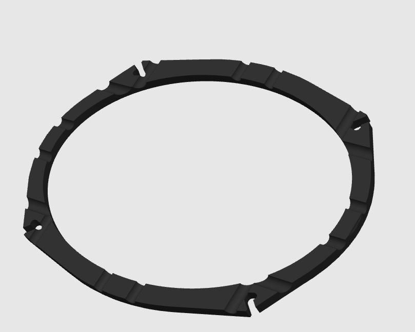 Single Apache 2800 Spacer For Rockford Fosgate Punch P1 V2 6"x9