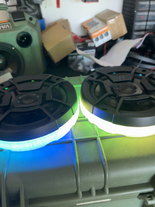 Dual Polk 6.5 LED Spacers- Apache 3800